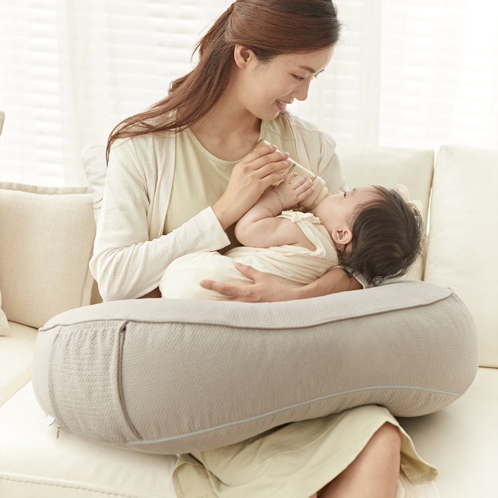 Emong EPP Dalsum Posture Nursing Pillow, Pigment Cotton (Wrist Relief, Anti-Reflux)