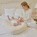Emong 100-Count Cotton Anti-Reflux Wedge Pillow Set, 9-Degree Breeze Foam