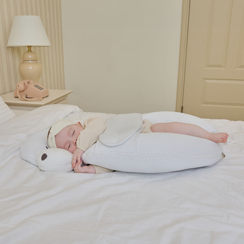 Emong Momorang Side-Sleeping Pillow Cover, Duralon Cooling Organic (Cover Only)