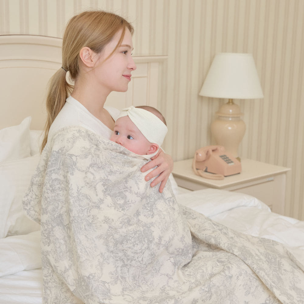 Emong Twall de Joie Cotton Double-Gauze All-Season Baby Blanket