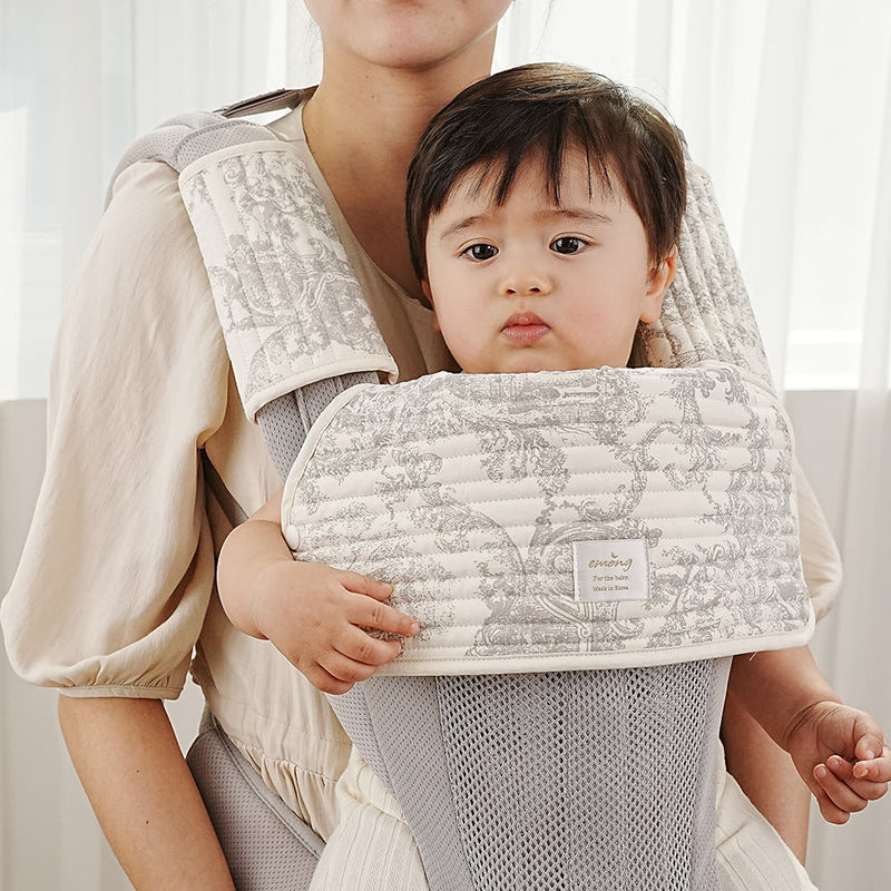 Emong Twall de Joie Reversible Drool Pad for Baby Carrier/Stroller/Car Seat