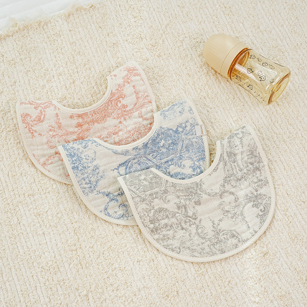 Emong Twall de Joie Reversible Baby Bib for Weaning